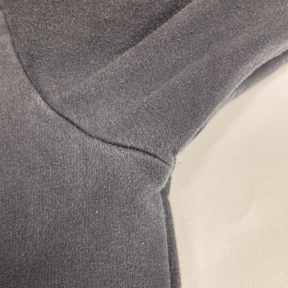 Vintage Button Black Hooded Full Zip Hooded Sweatshirt Large - Picture 8 of 8